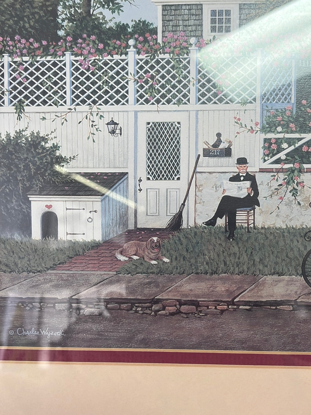 SIGNED AND FRAMED -- Charles Wysocki Print -- "Ravenswhip Cove"