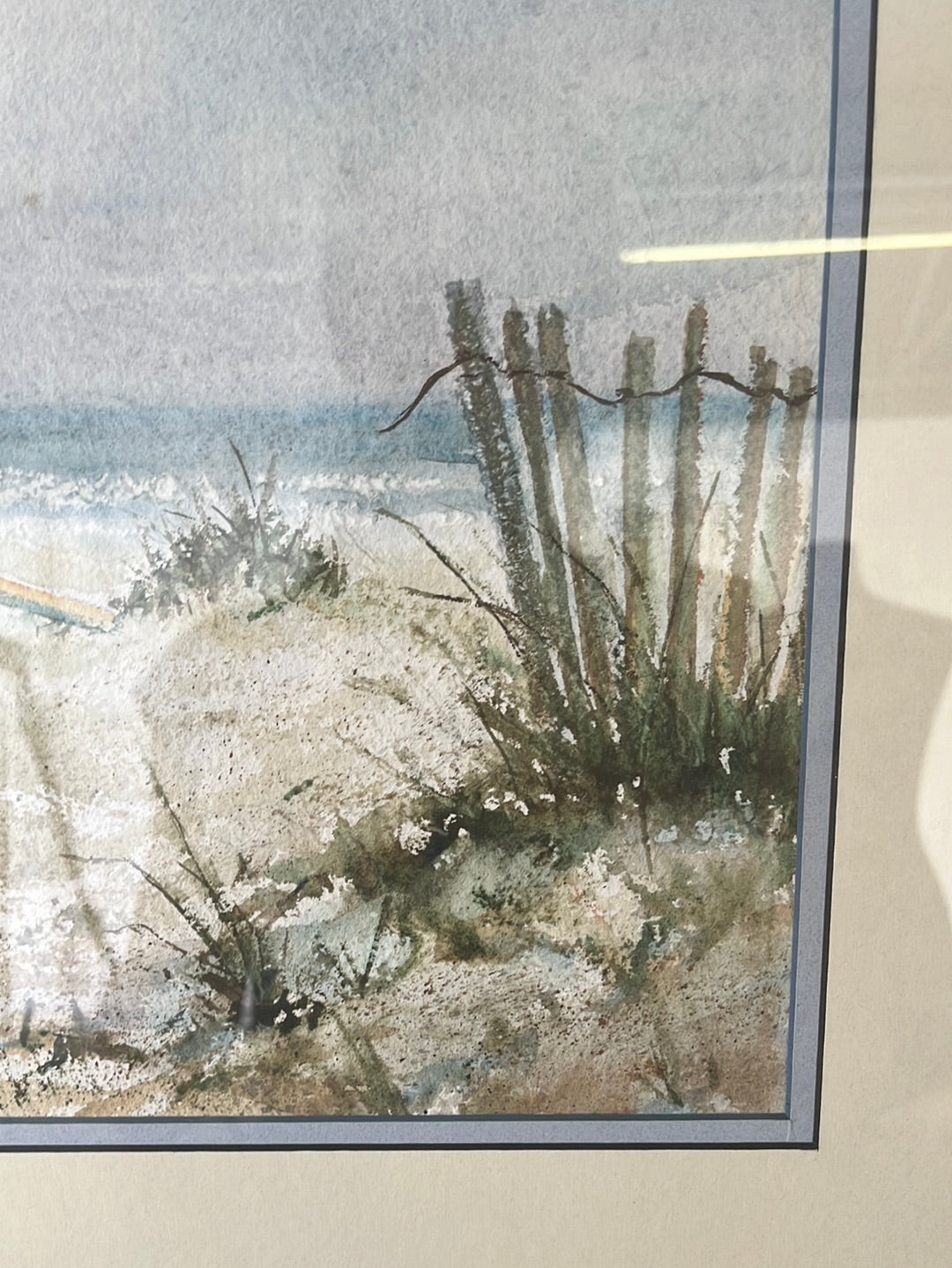 SIGNED AND FRAMED -- Myrtle Kerr Conaway, Original Watercolor, "Evening Flight"