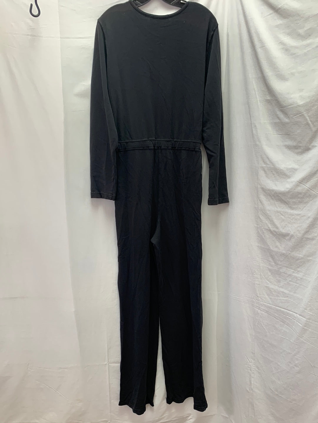 NWT - SPIRITUAL GANGSTER vintage black Long Sleeve Button Down Jumpsuit - Medium
