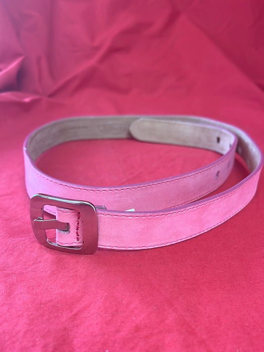 TALBOTS Rose Leather Medium Width Belt -- Size M
