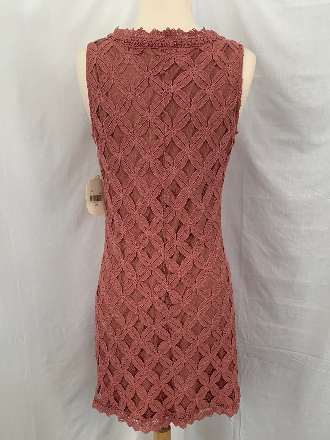 NWT - ALTAR'D STATE pink Lace Sleeveless Shift Dress - M