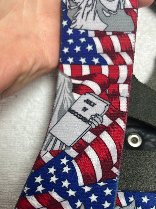Unbranded Fourth of July Lady Liberty Festive Suspenders -- Size XL