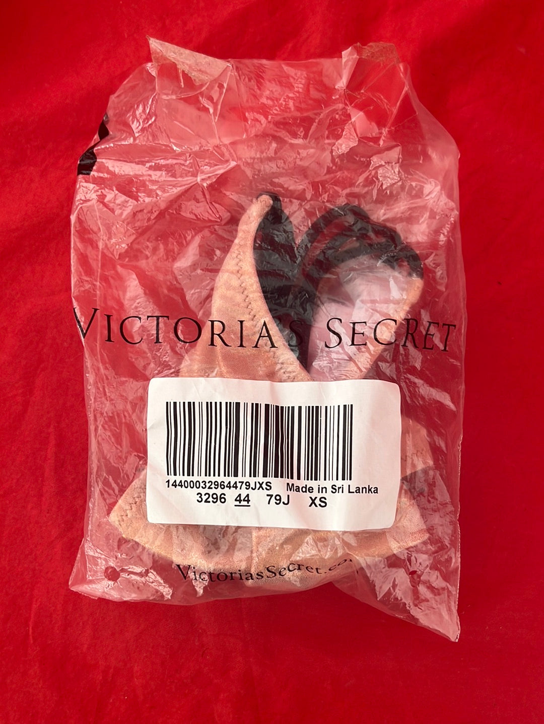NIP -- VICTORIA'S SECRET Sparkly Peach Cheeky Bikini Bottom -- XS –  CommunityWorx Thrift Online
