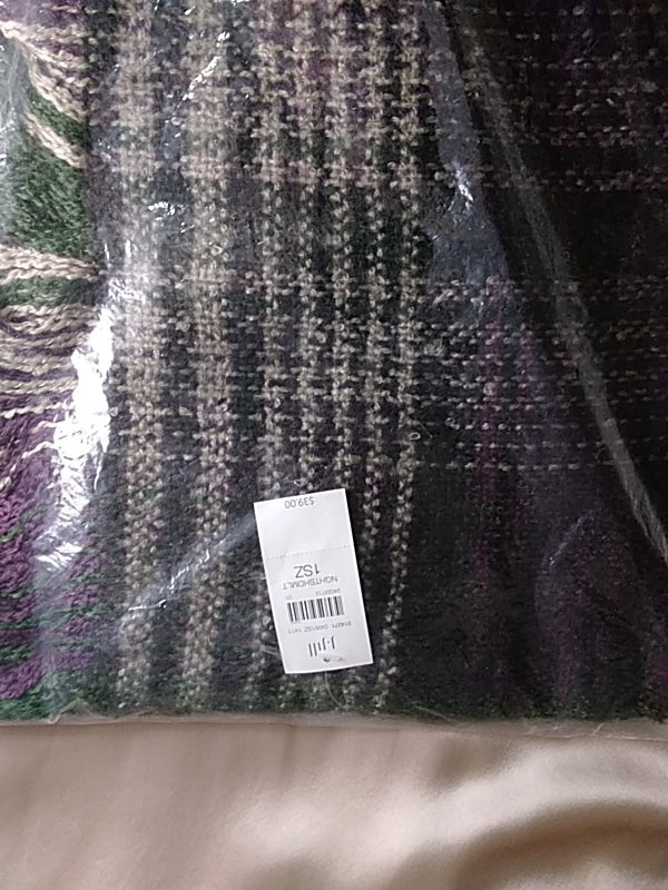 NWT- J.Jill Chenile Plaid Scarf