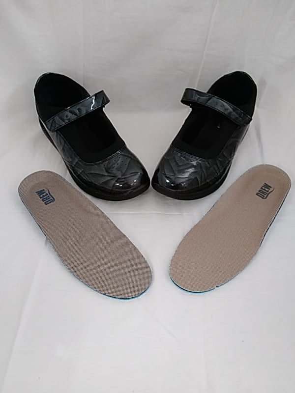 Drew Rose Shoes Women's Size 8.5 Black Mary Jane Patent Leather Comfort Orthopedic Walking Shoes