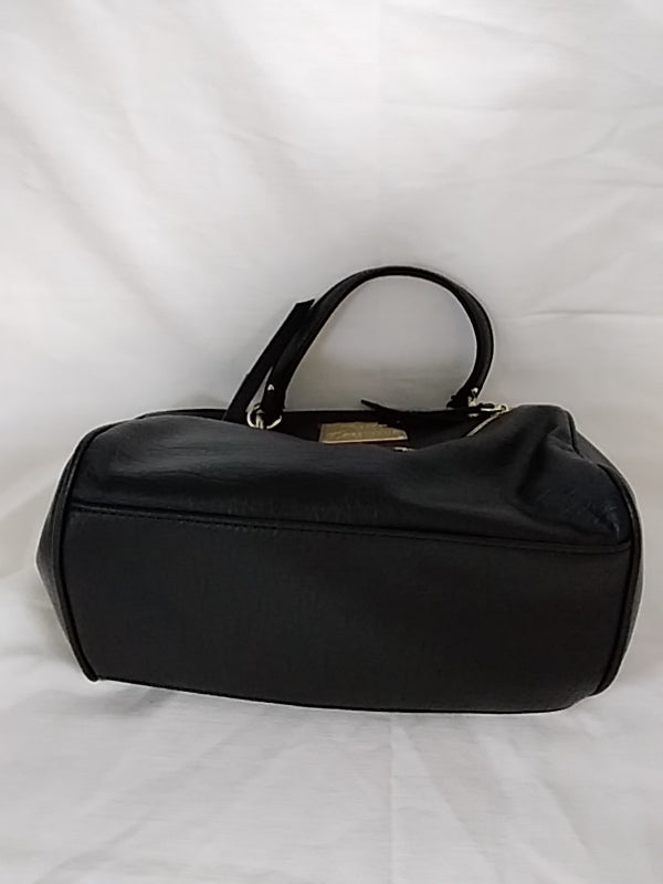 NWOT JUICY COUTURE Black Pebbled Leather Handbag