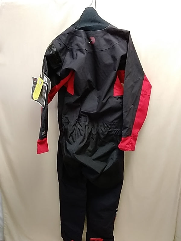 NWT- GUL Mens Dartmouth Eclip Zip Drysuit Black and Red - Size M