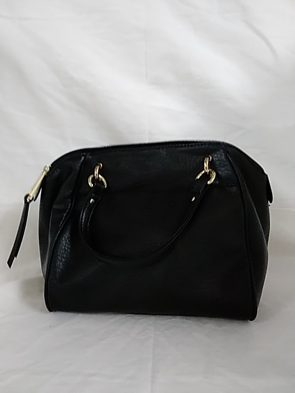 NWOT JUICY COUTURE Black Pebbled Leather Handbag