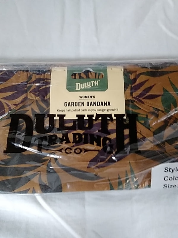 NWT Duluth Trading Company Women's Garden Bandana