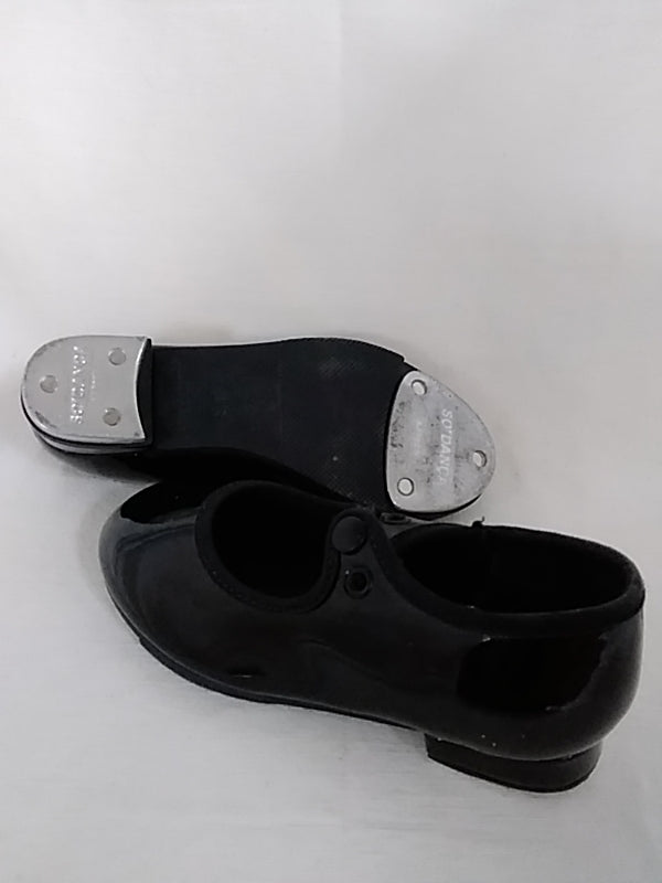 SO' DANCA Toddler Tap Shoes Mary Jane Black Patent Leather Size 9 S
