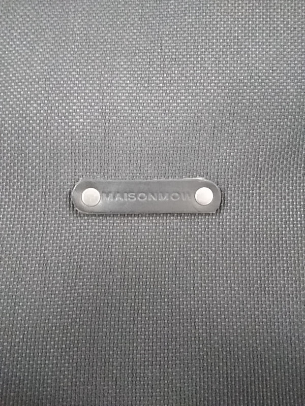 NWOT- MAISONMOW Black Backpack Shopper Bag - Leather, Nylon/ Canvas