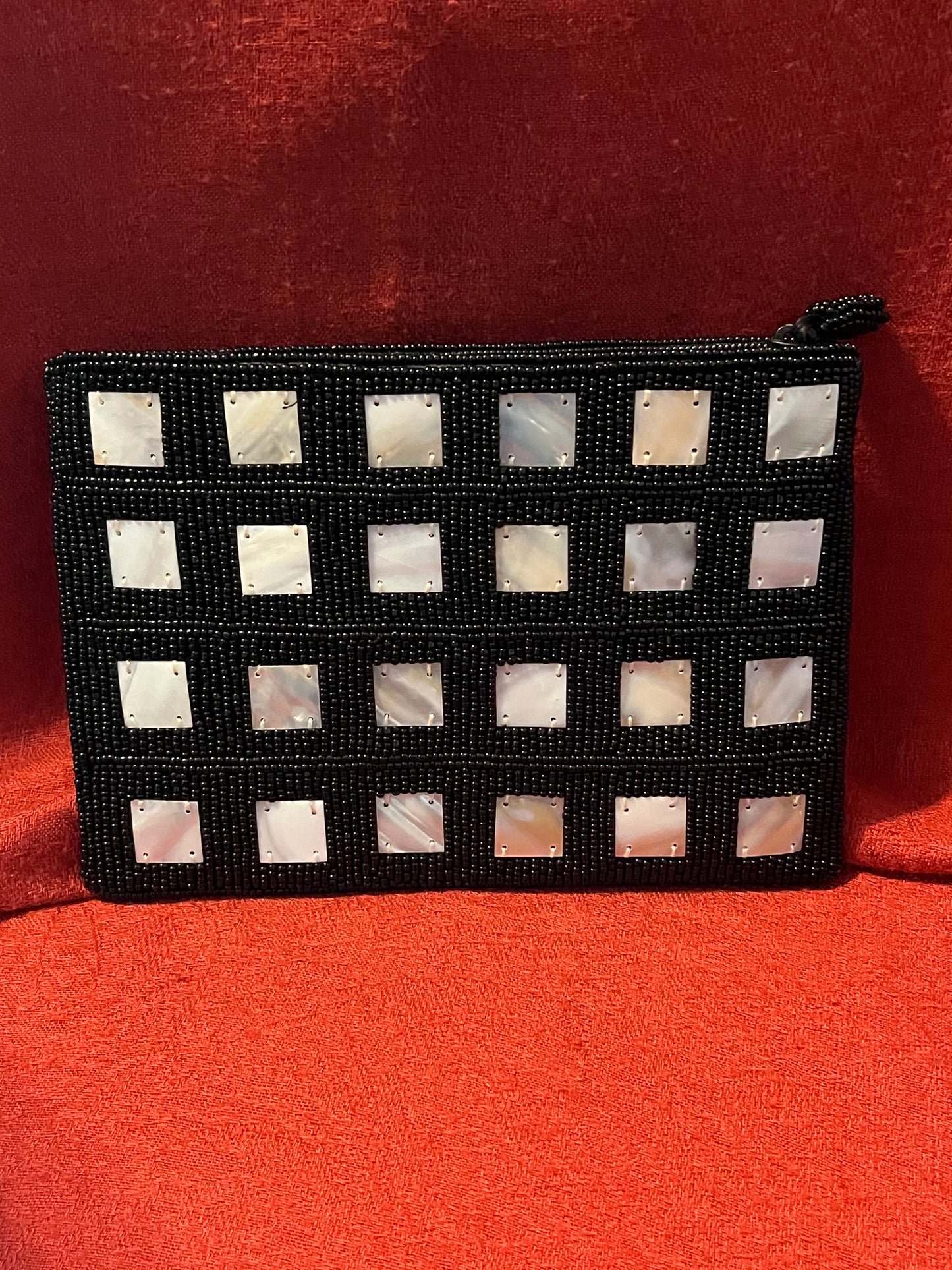 Vintage Lynne Jerome Beaded Evening Clutch