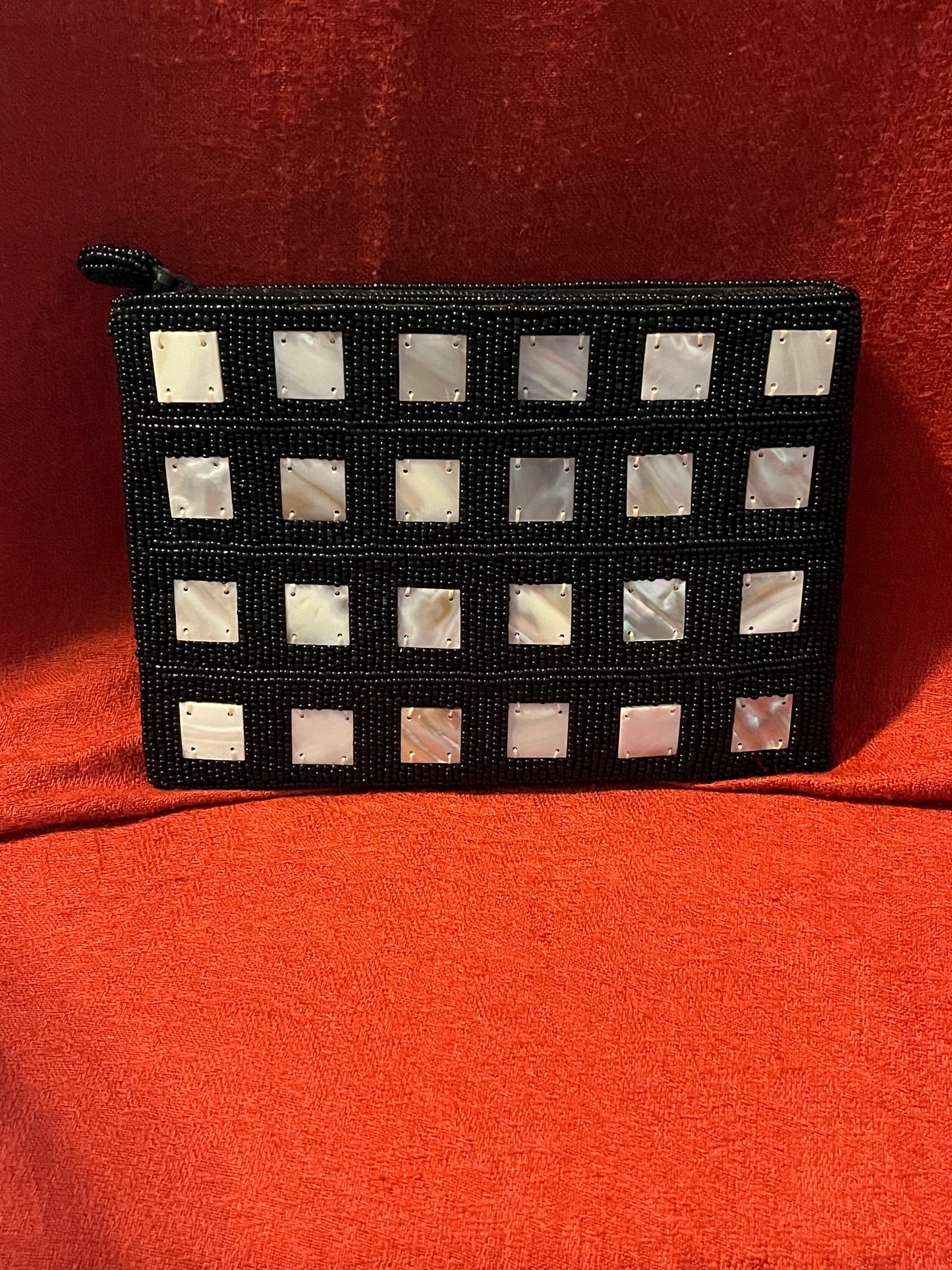 Vintage Lynne Jerome Beaded Evening Clutch
