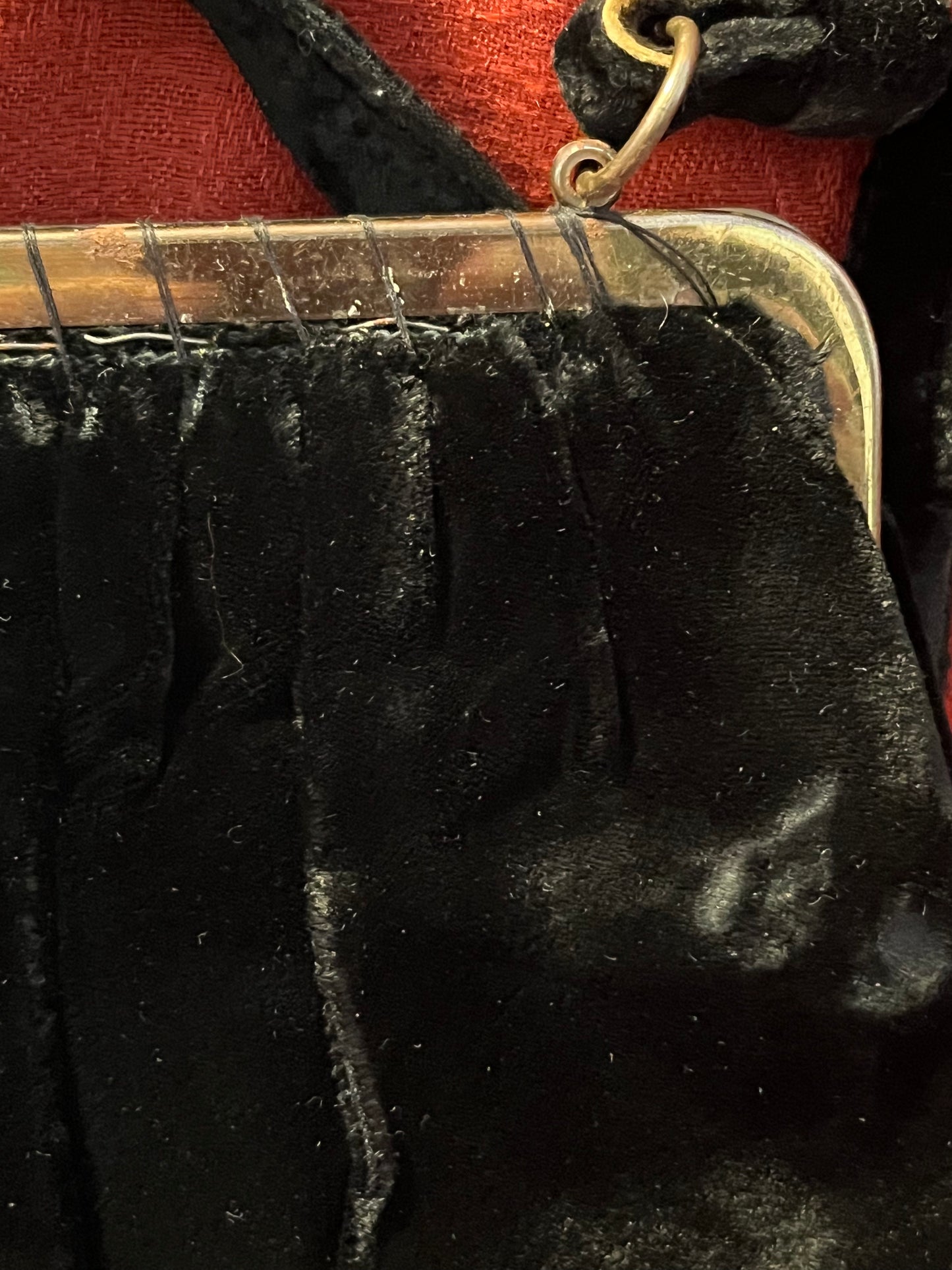 Vintage 1950s Velvet Evening Bag by Garay