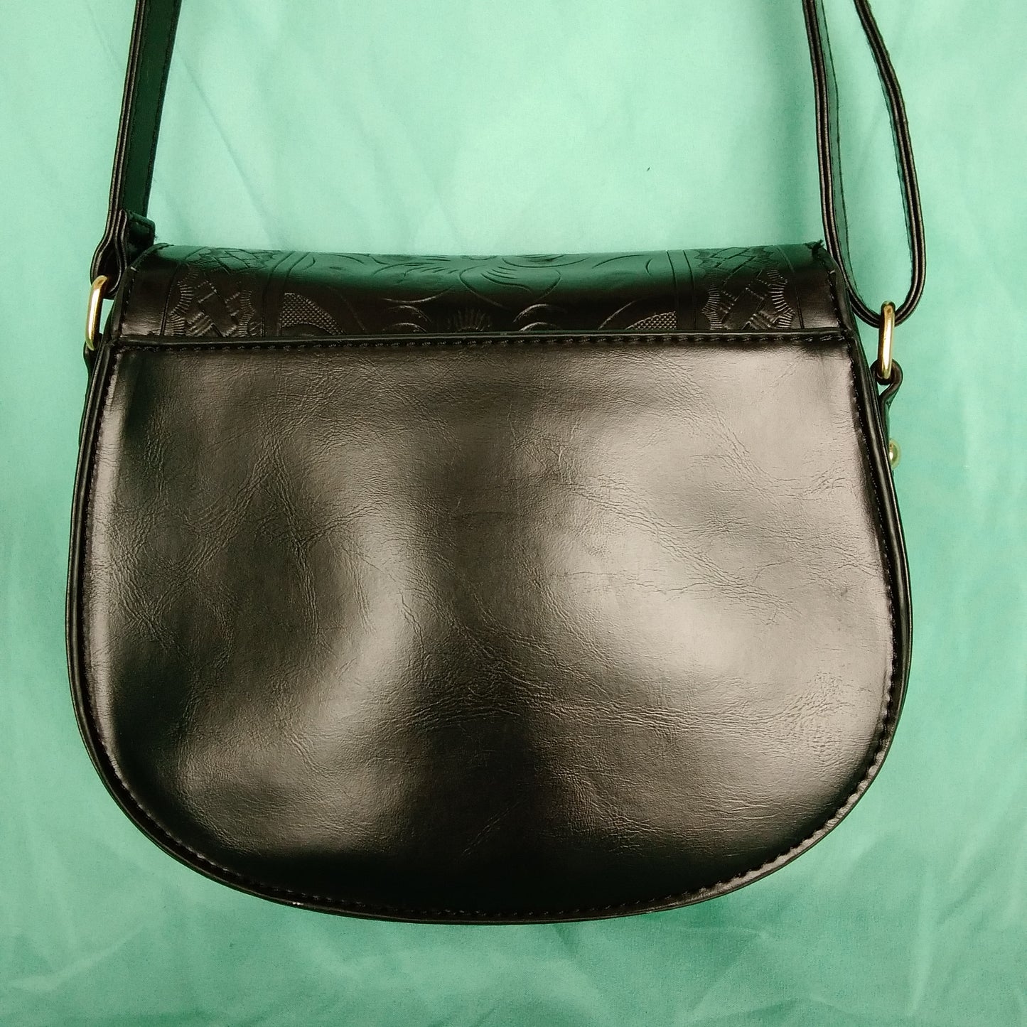 Kiss Me Couture Small Black Crossbody Bag