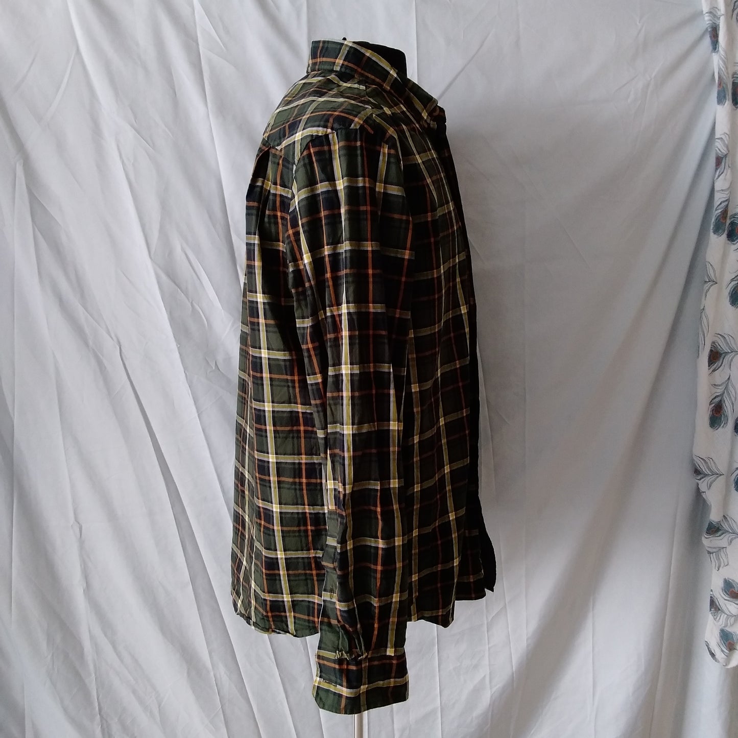 Duluth Trading Company green plaid Long Sleeve Shirt - L