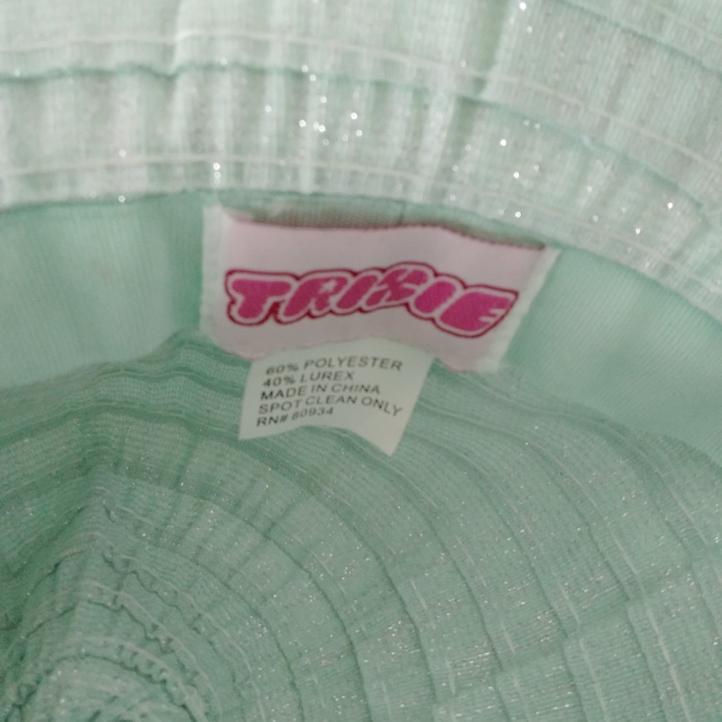 Trixie Sparkly Seafoam Floppy Hat