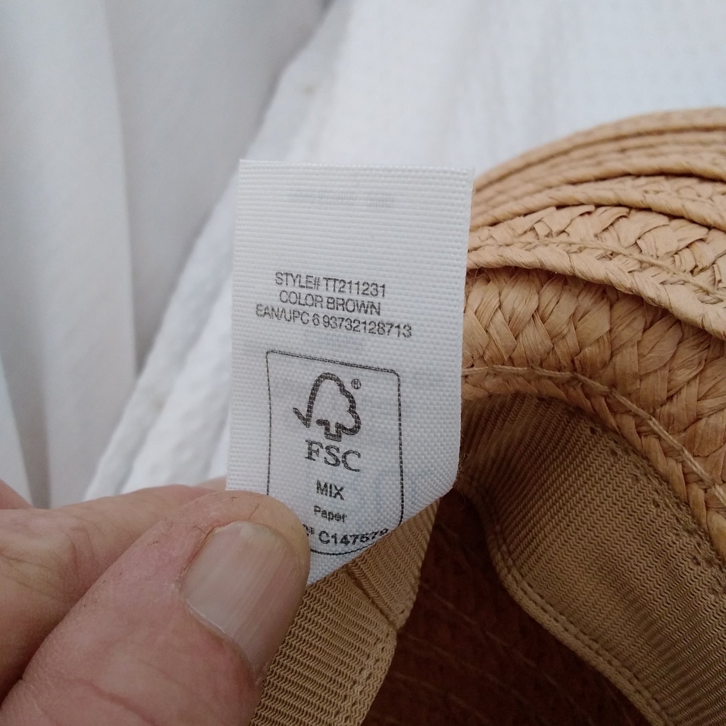Time and Tru Women's Brown floppy Hat
