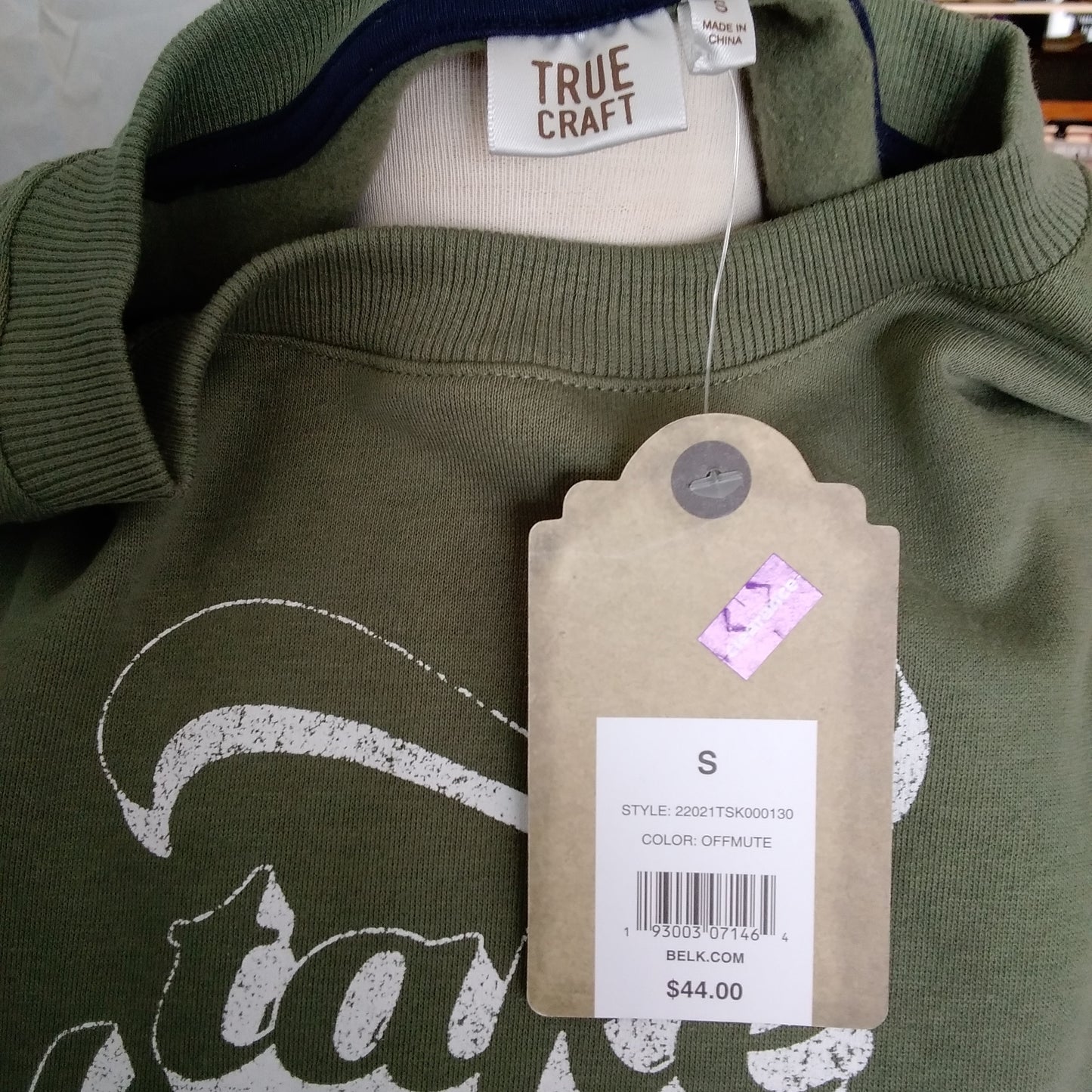 True Craft "Take Yourself Off Mute" Sweatshirt - S