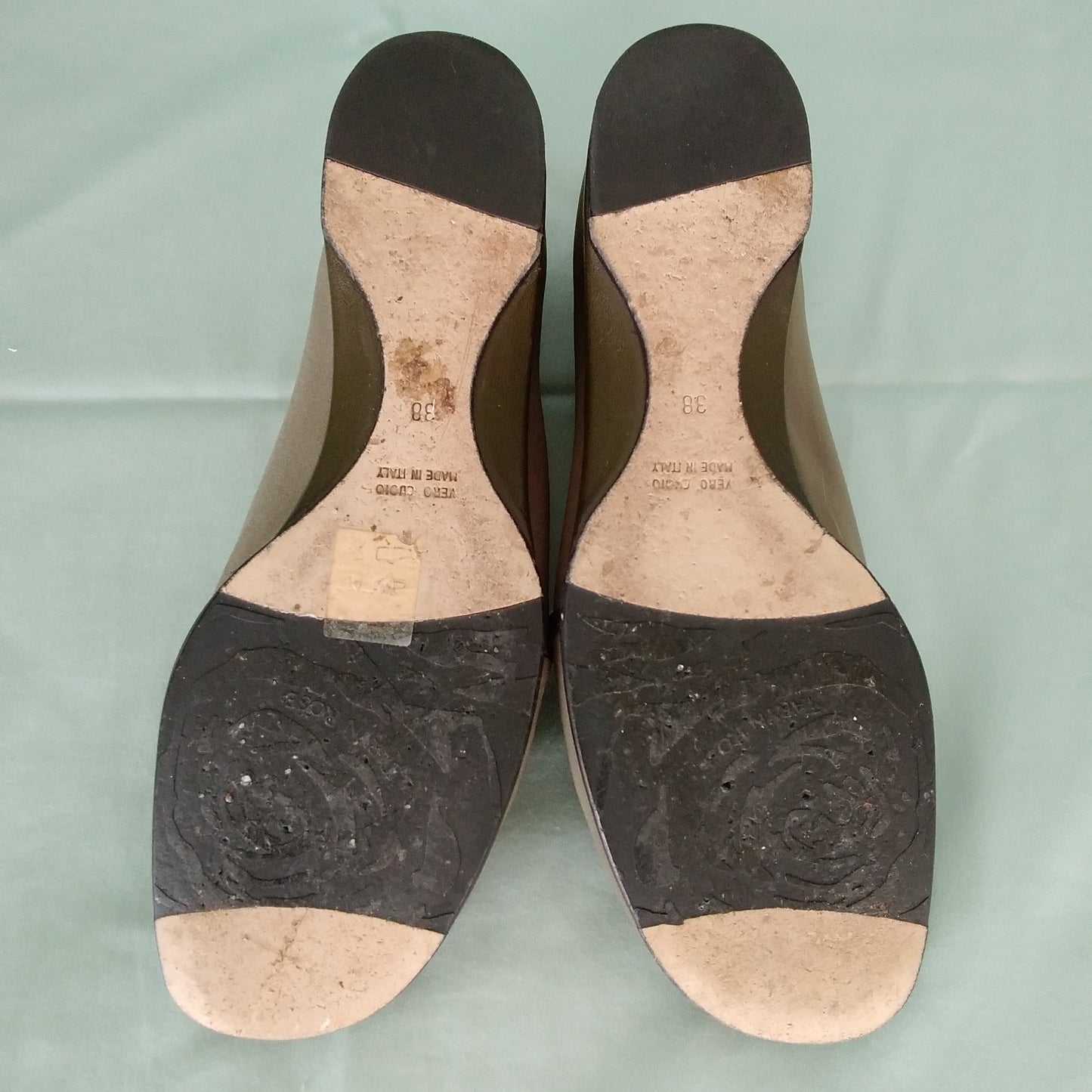 Taryn Rose Olive Green Wedges - Size 7.5