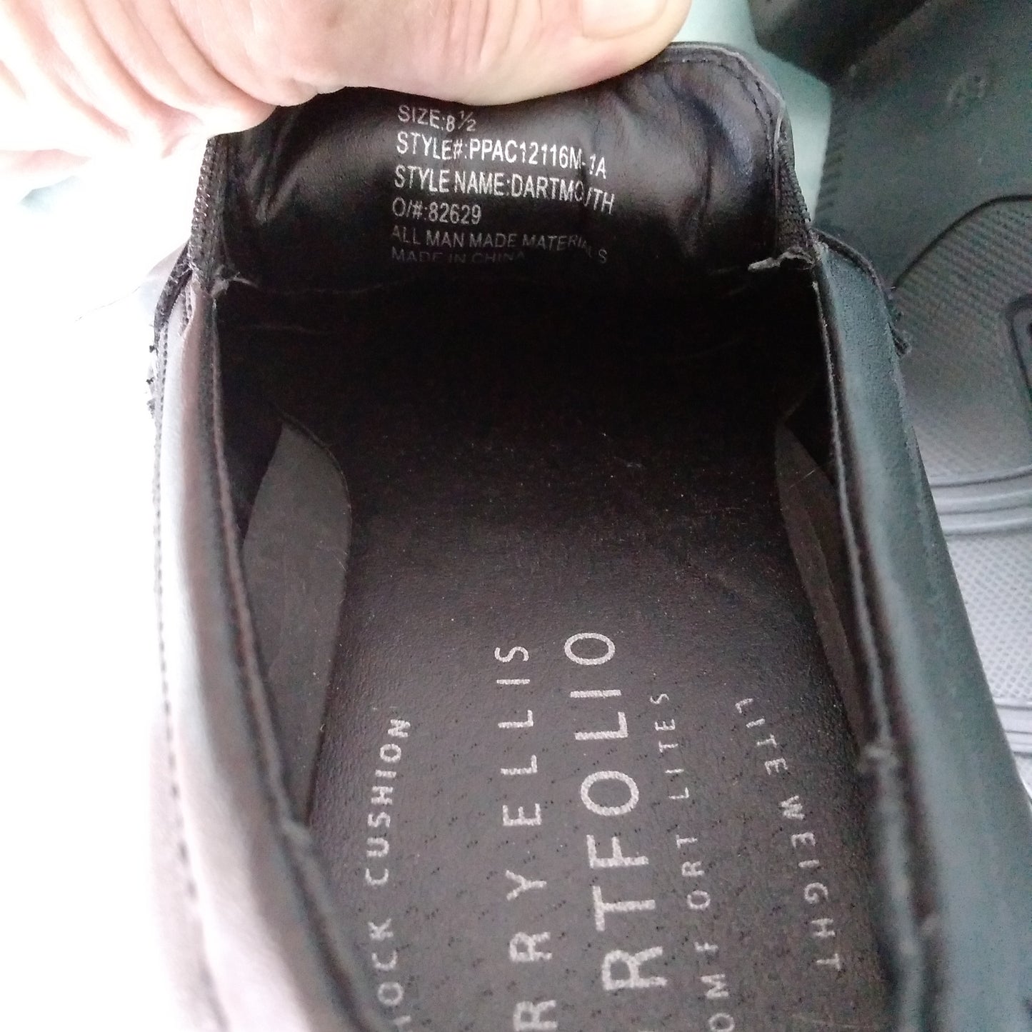 Perry Ellis Portfolio Dartmouth Dress Shoes - Size 8.5