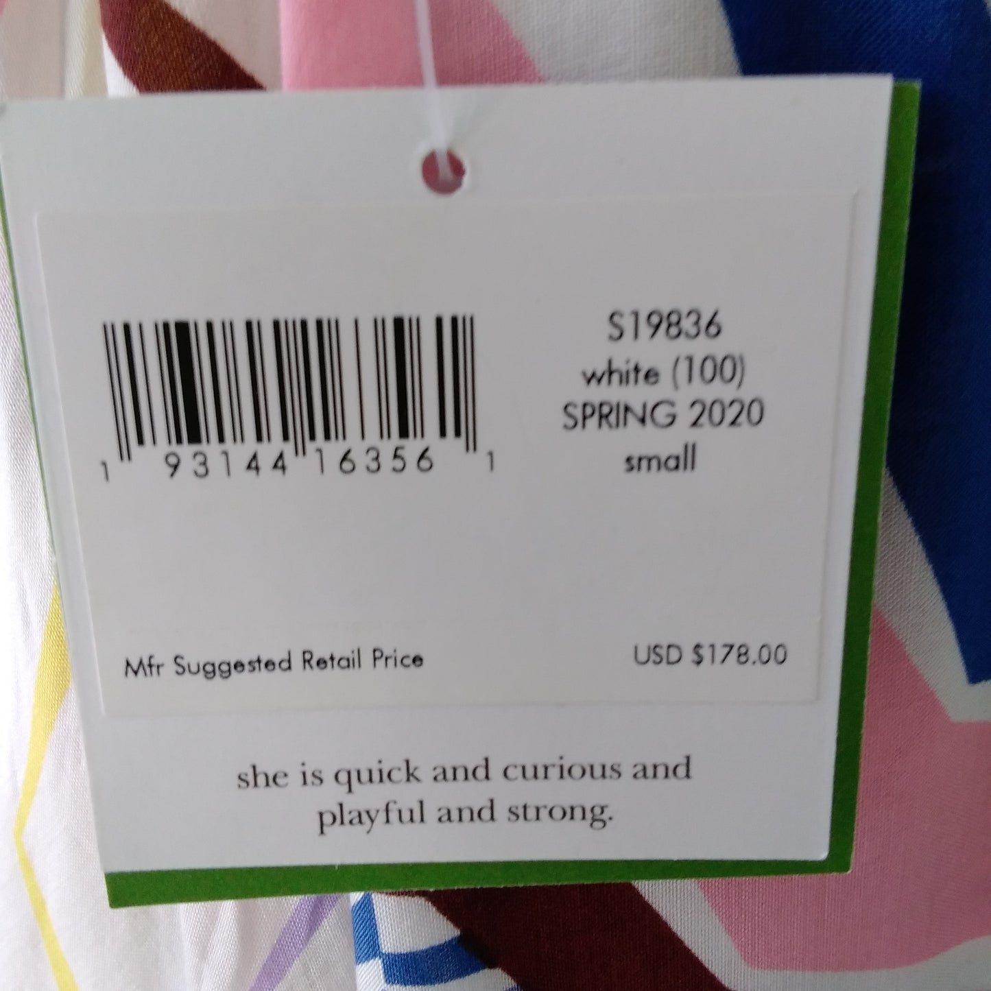 NWT - KATE SPADE multicolor 100% Rayon Geometric Print Halter Maxi Dress - S