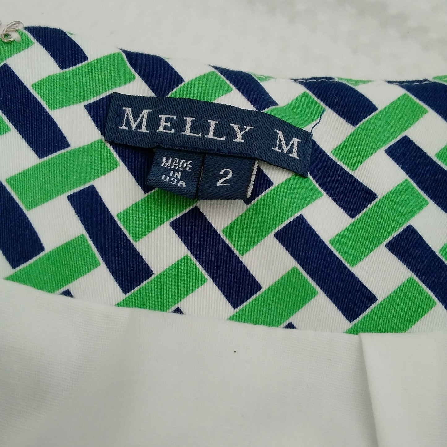 Melly M Green Blue Print Skirt - 2