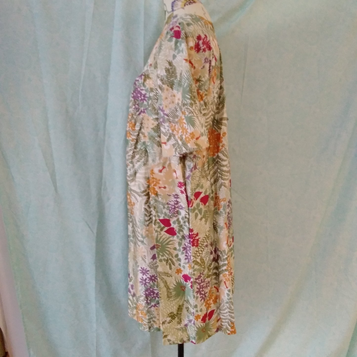 Carriage Court Misses Floral House Dress - M / 12-14