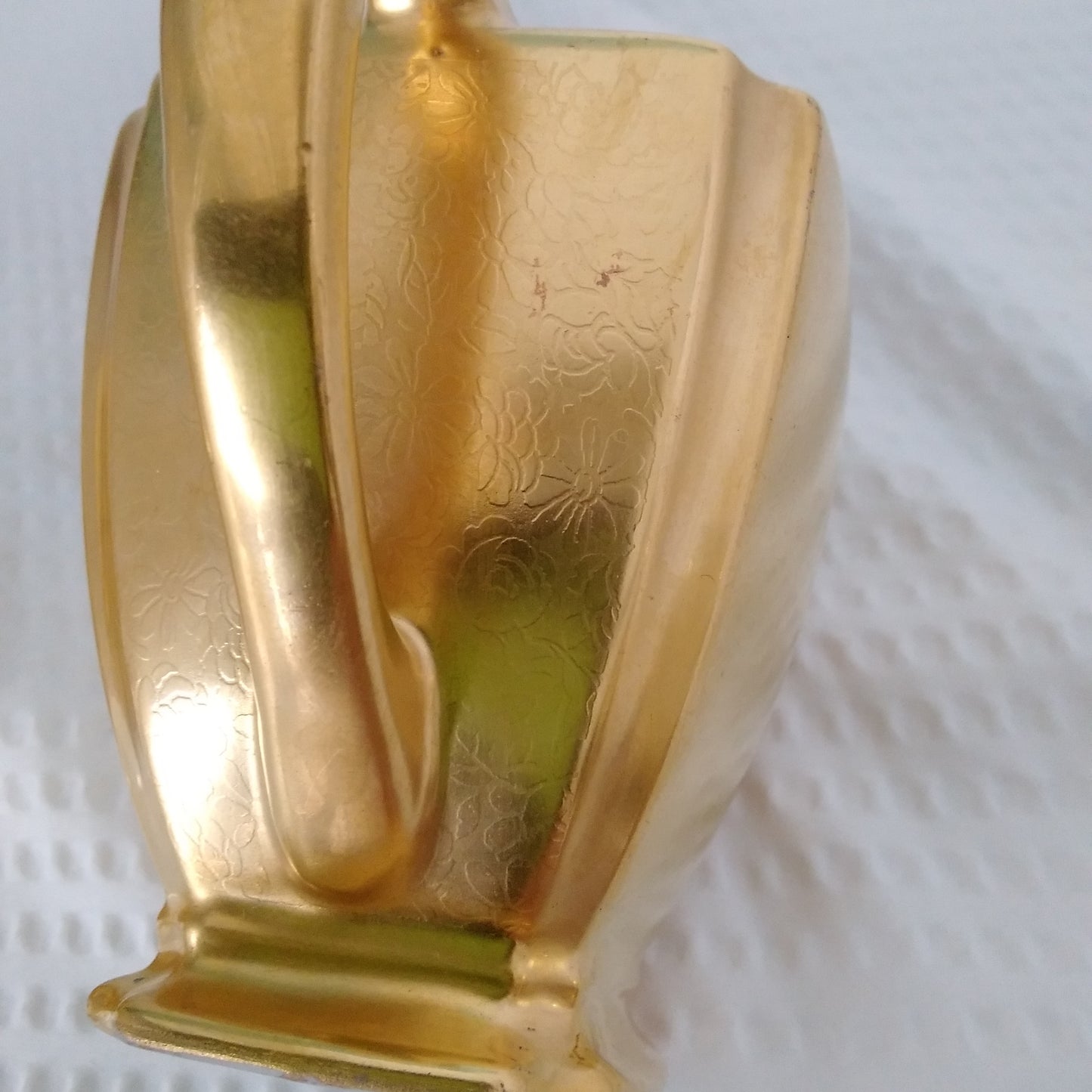 Pickard Gold Mid-Century Sugar and Creamer