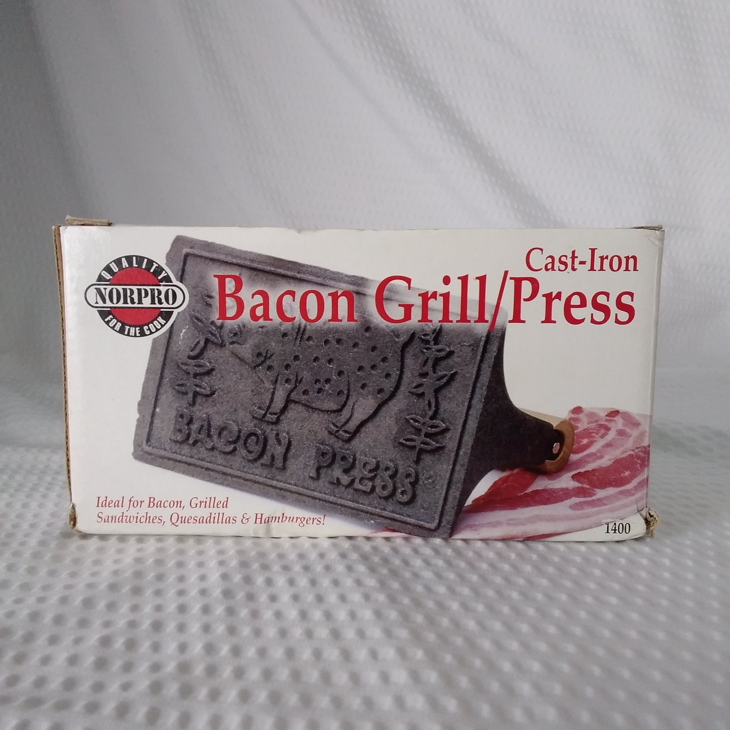 Norpro Cast Iron Bacon Grill/Press