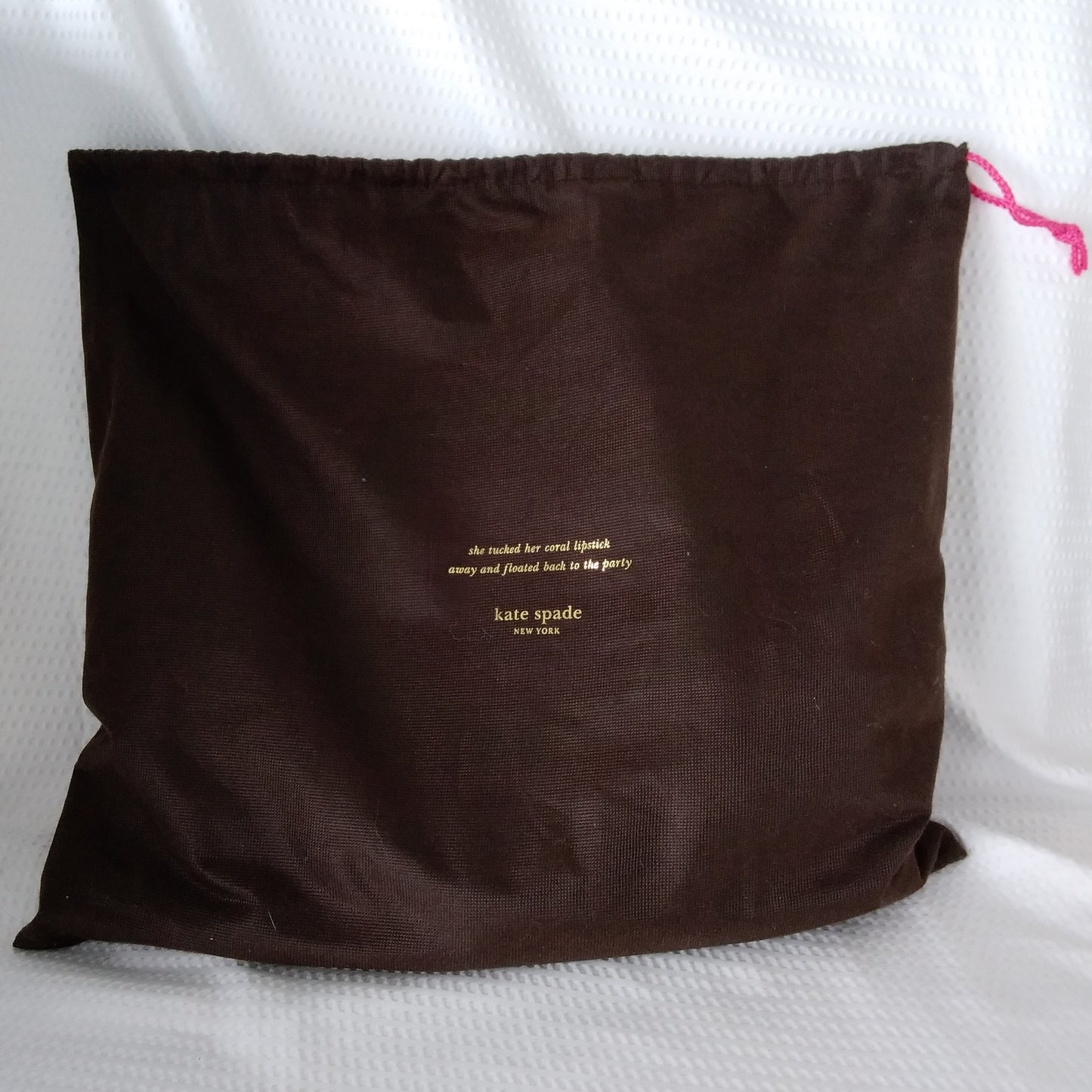 Kate Spade Berkshire Road Stevie Black Satchel Handbag with Cloth Bag