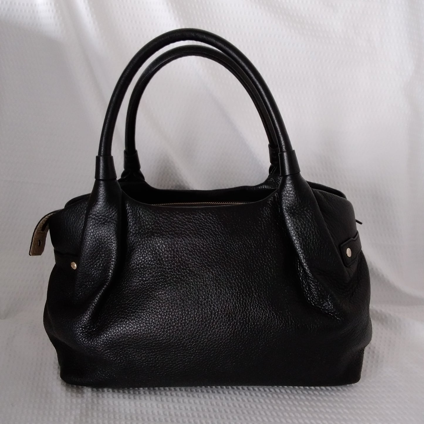 Kate Spade Berkshire Road Stevie Black Satchel Handbag with Cloth Bag