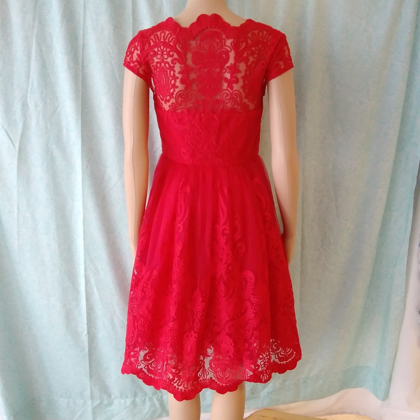 NWT - Chi Chi London Red Petite Cerise Dress - 6P