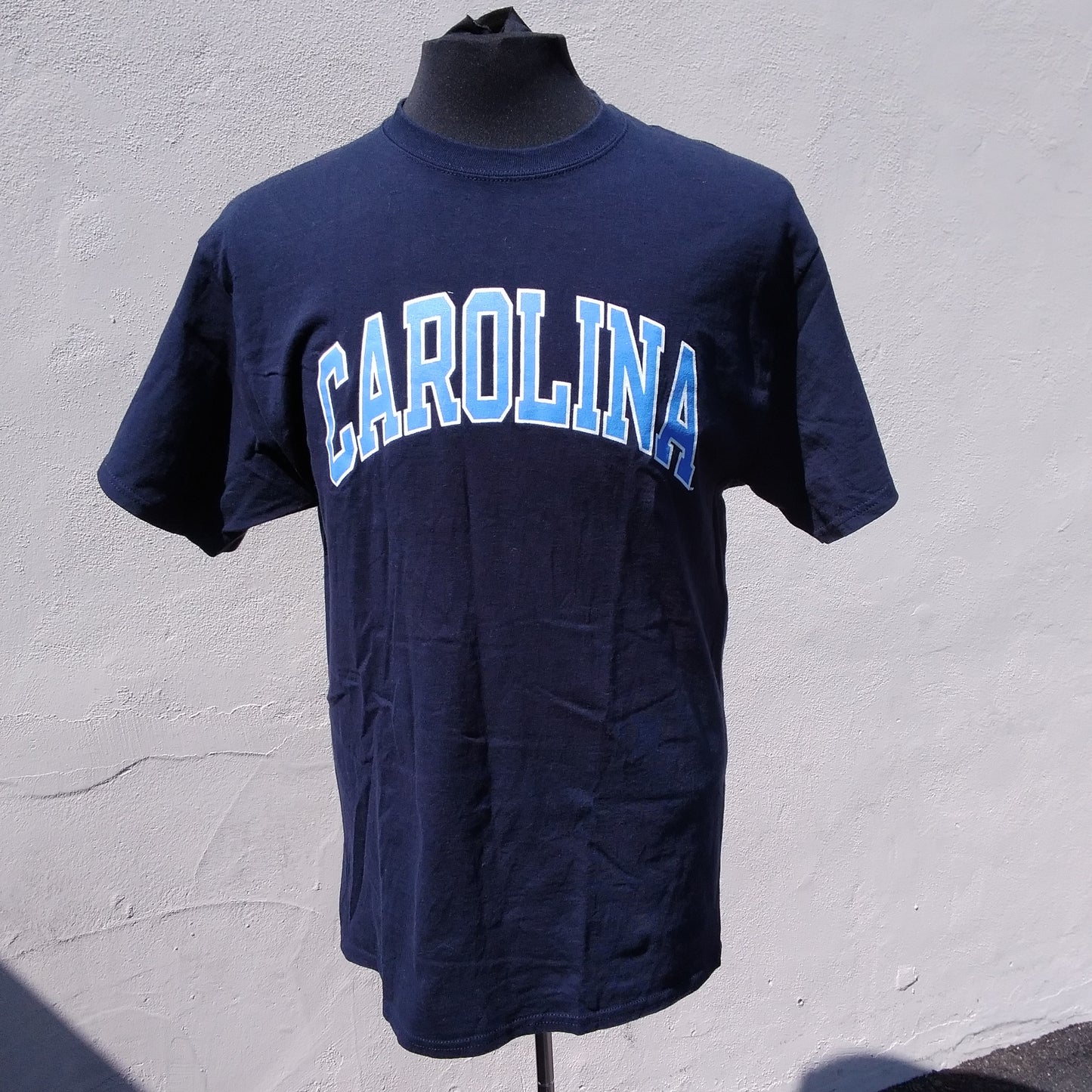 CHAMPION Navy Blue UNC Carolina Tee Shirt - L
