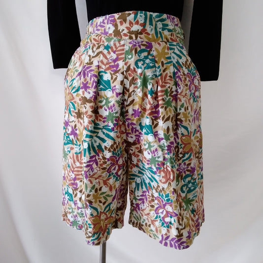 I.V.Y Floral Cotton Shorts - NWT - Size 13/14