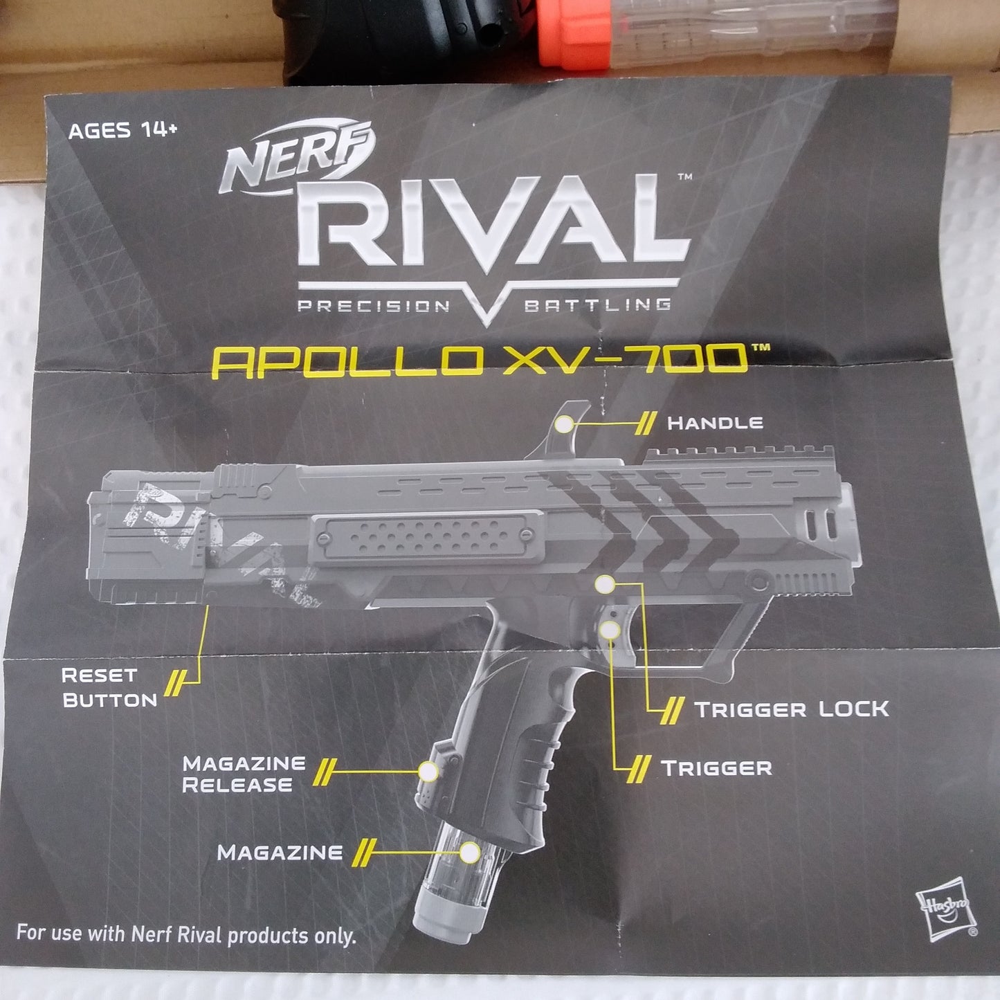 Nerf Rival Apollo XV-700 Blaster - NEW