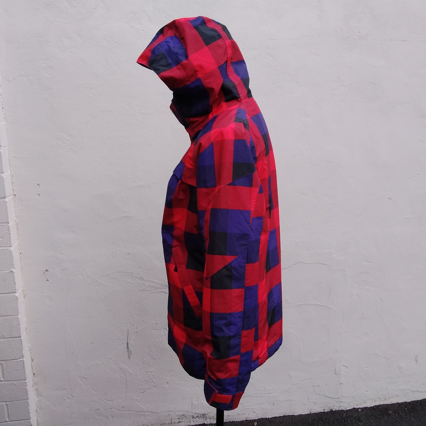 Vans Women's Red Plaid Ski Jacket - Size: M