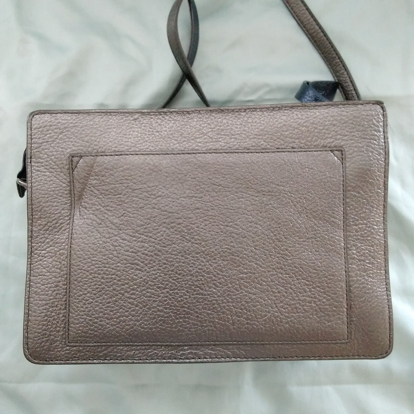 Maliparmi Silver and Blue Crossbody Bag