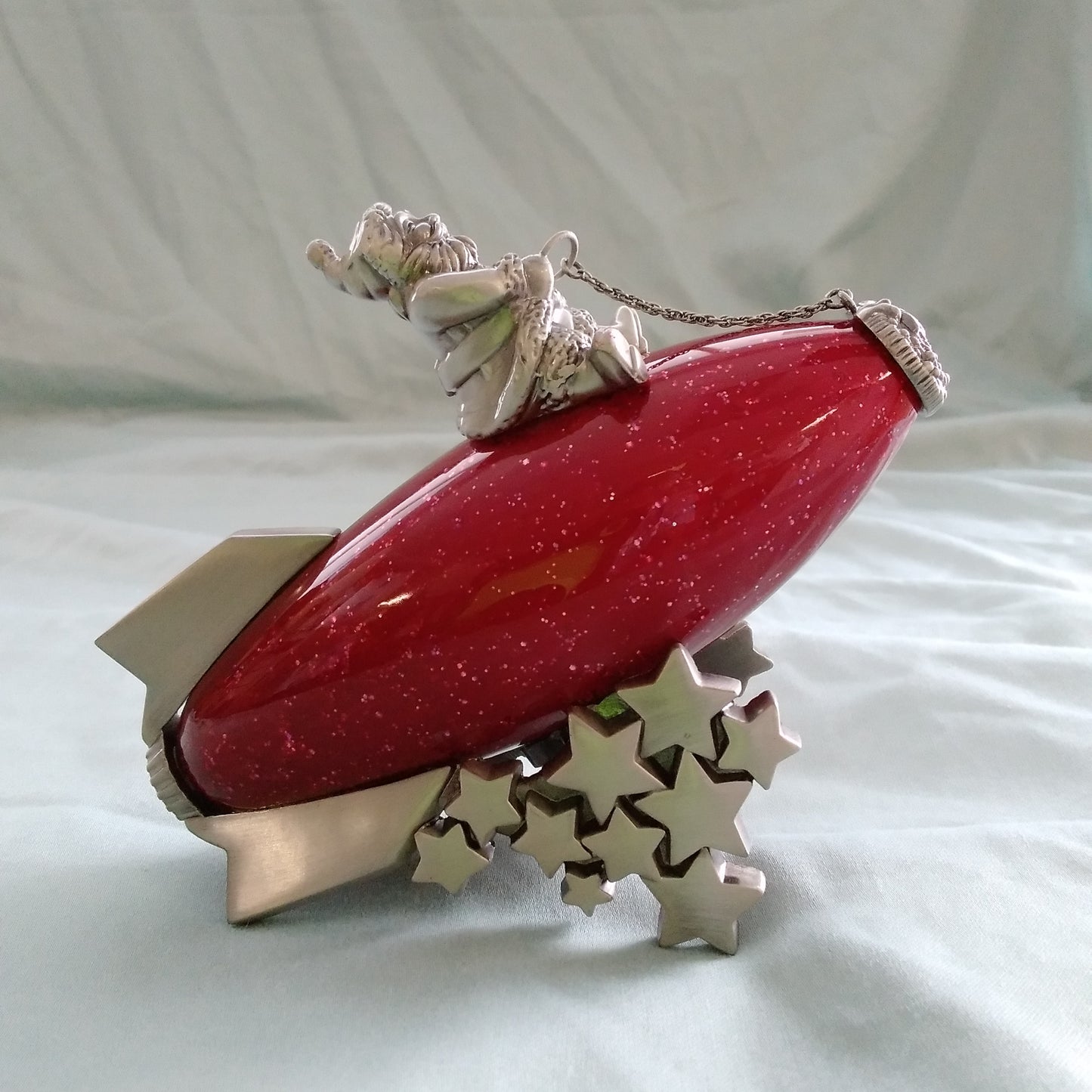 Lenox Santa's Launch Christmas Ornament 4th in Series
