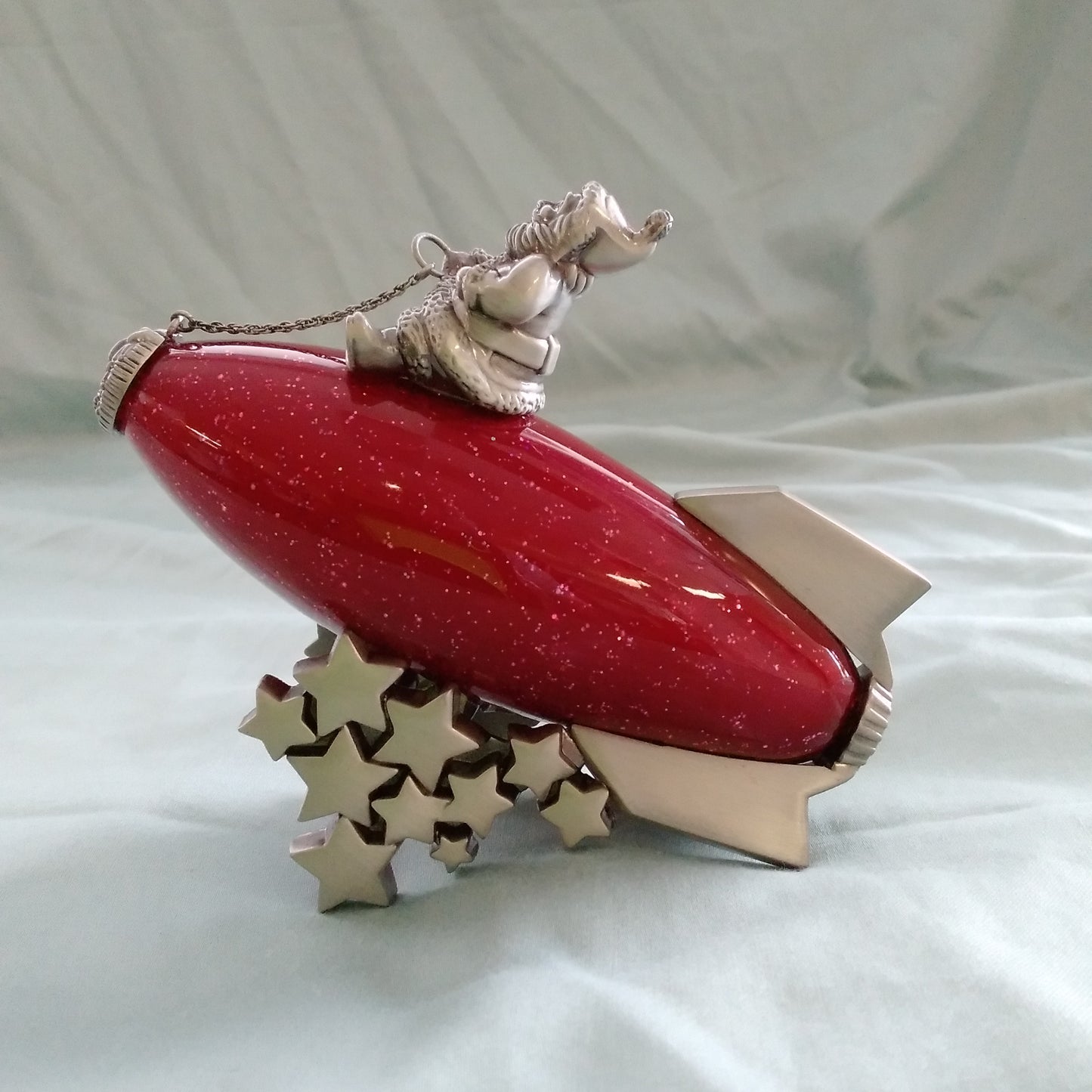 Lenox Santa's Launch Christmas Ornament 4th in Series