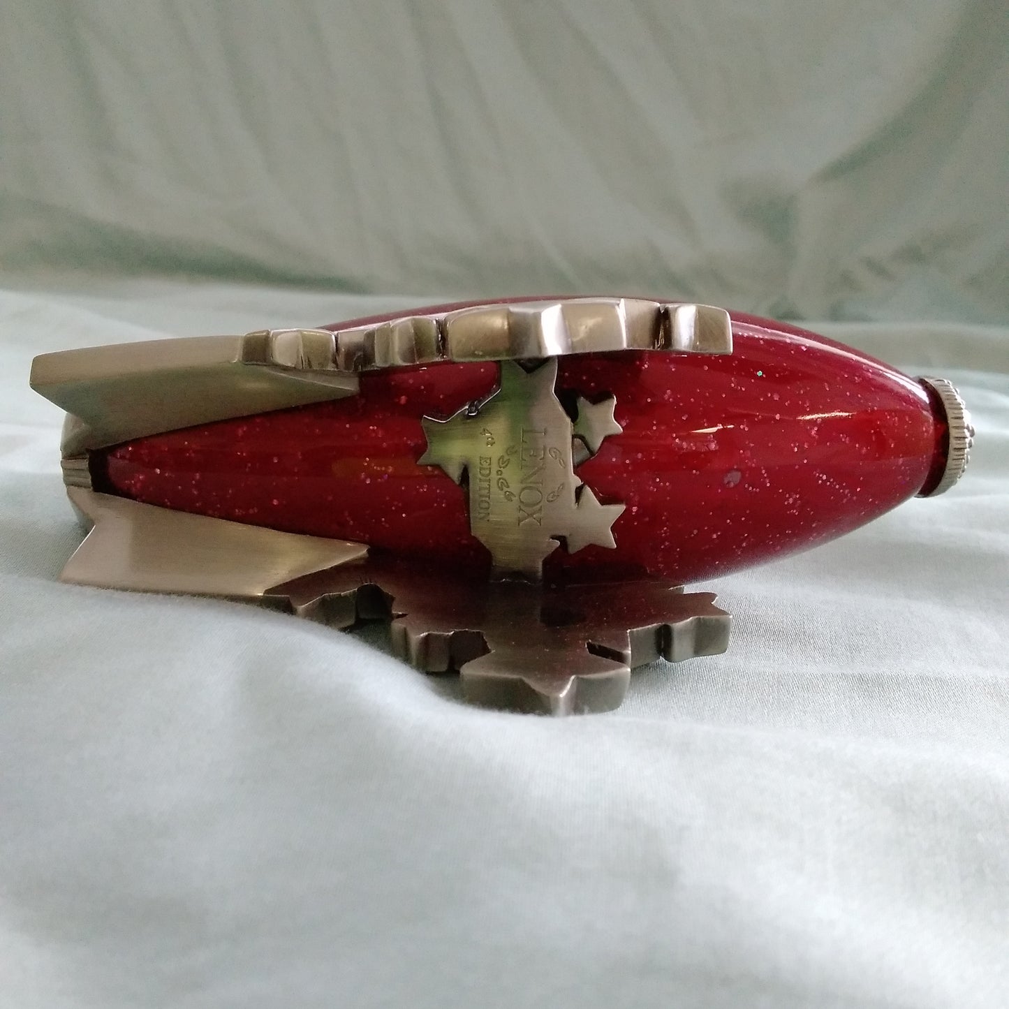 Lenox Santa's Launch Christmas Ornament 4th in Series