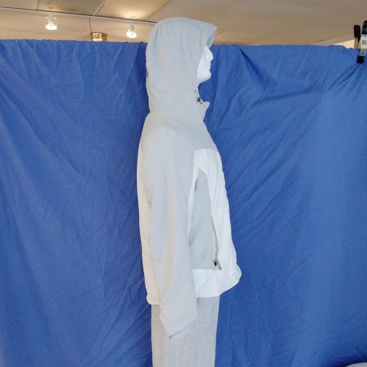 Eddie Bauer blue white Snowfoil 3 in 1 Hooded Coat Jacket - L