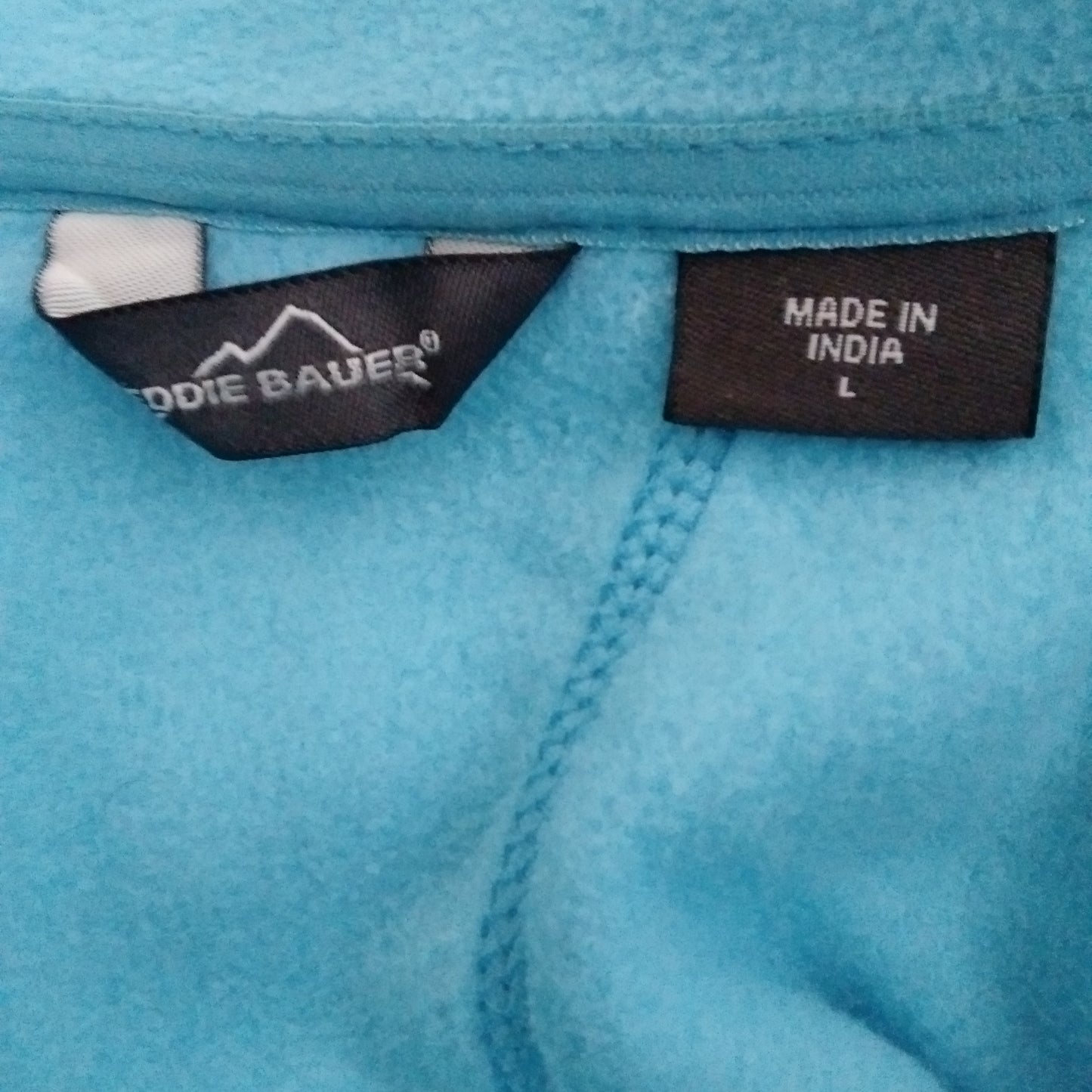 Eddie Bauer blue white Snowfoil 3 in 1 Hooded Coat Jacket - L