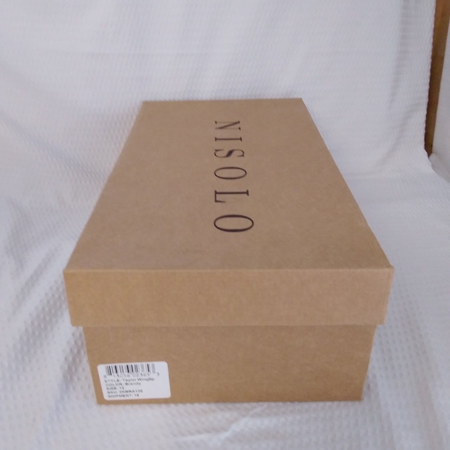 Nisolo Men's Burgundy Taylor Wingtip Oxford Shoes - Size 12