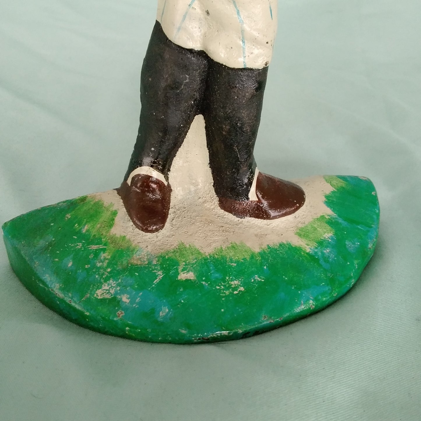 Vintage Cast Iron Babe Ruth Door Stop