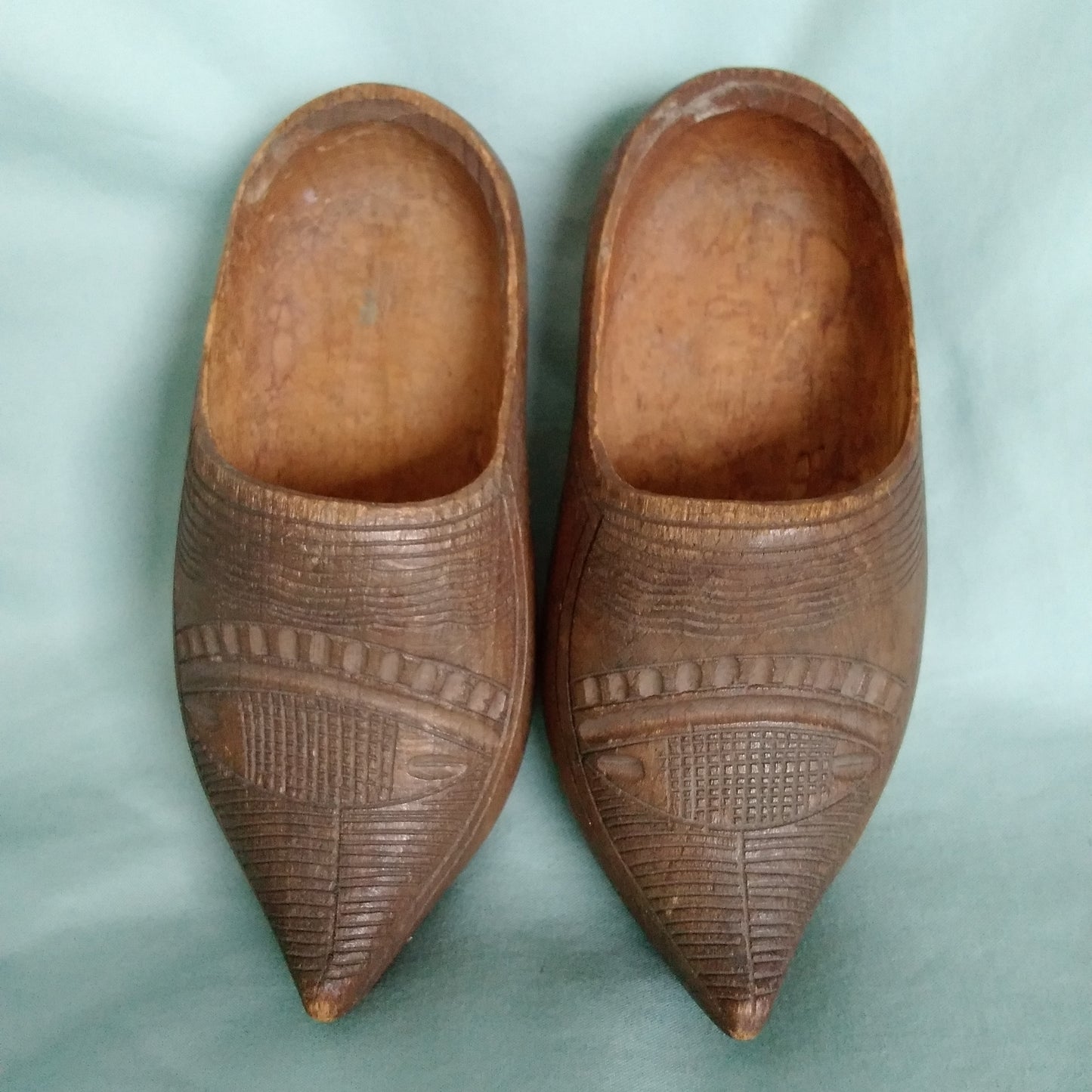 Vintage 1940's Handmade Dutch Wooden Shoes