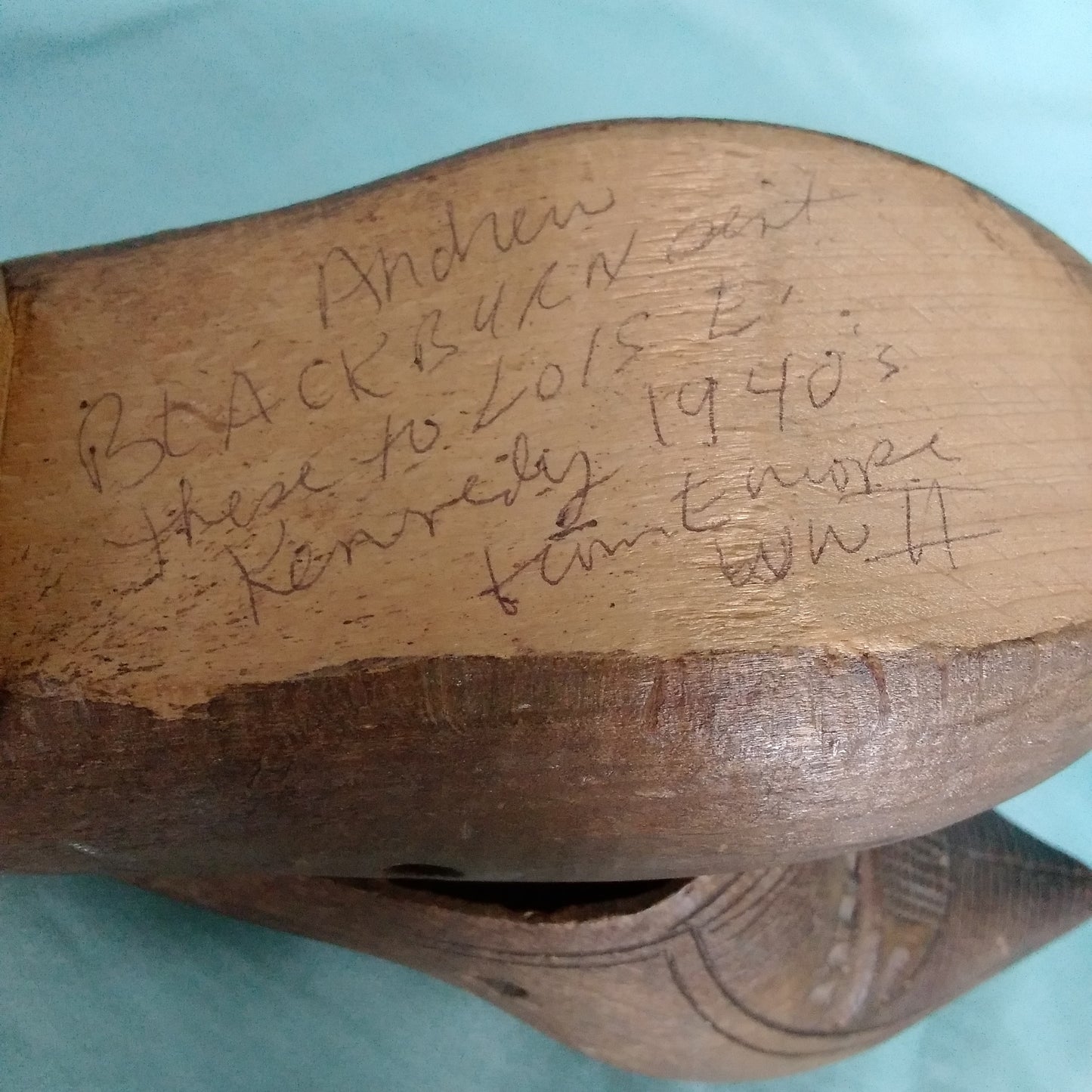 Vintage 1940's Handmade Dutch Wooden Shoes