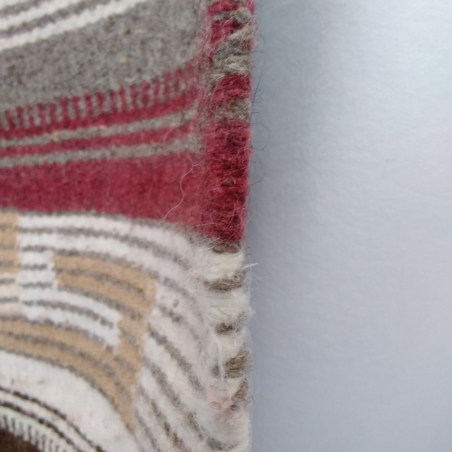 Handmade Zapotec Woven Rug 100% Pure Wool - (W) 29" × (L) 54"