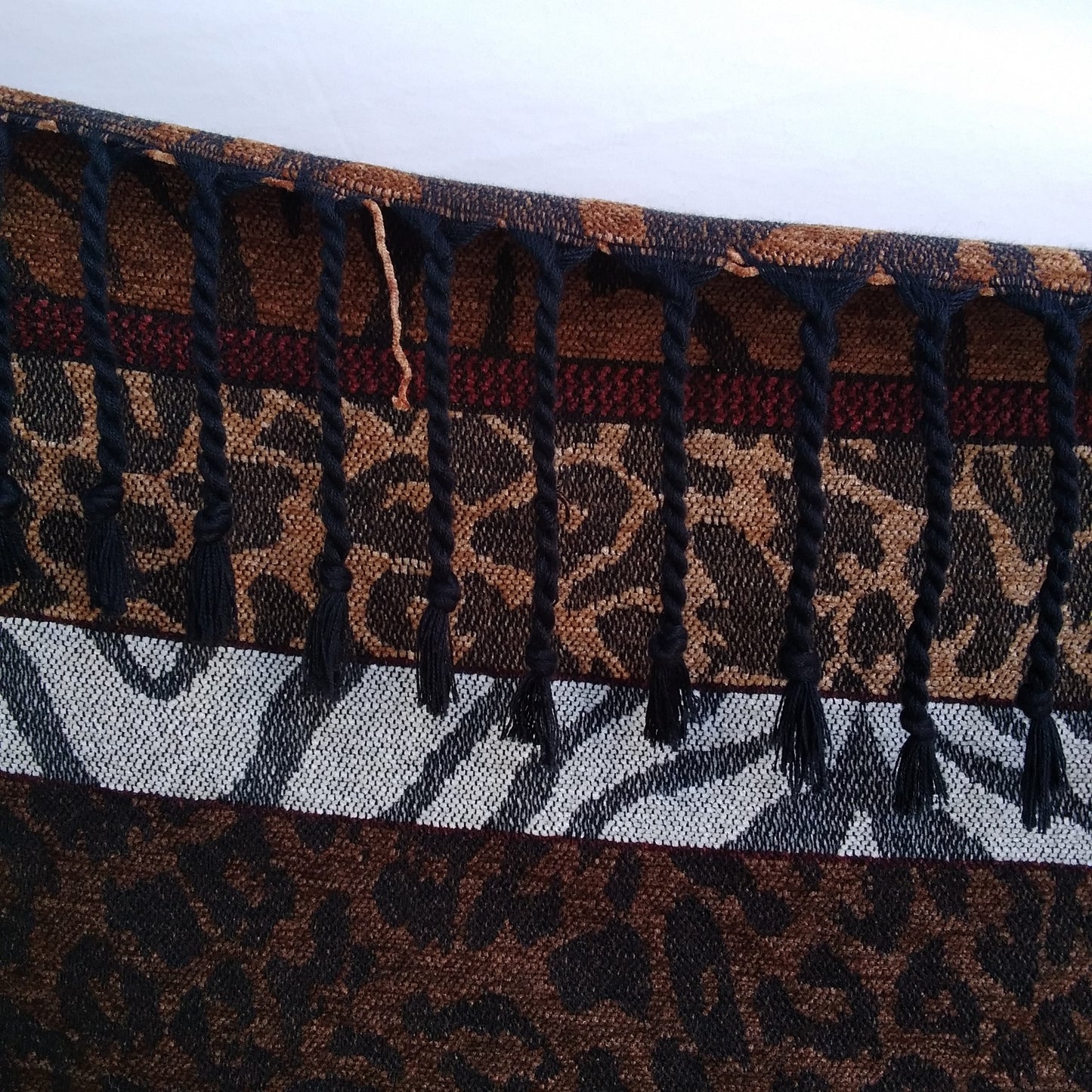 Pier 1 Imports 48"x60" African Animal Design Throw Blanket