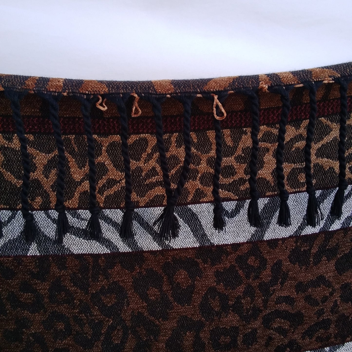 Pier 1 Imports 48"x60" African Animal Design Throw Blanket
